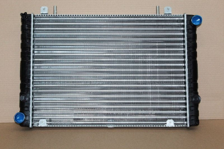Радиатор охлаждения 2-х рядный ГАЗель алюминиевый с пластиковыми бачками